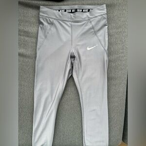 Nike Grey Dri-FIT 7/8 Leggings